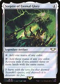 Sceptre of Eternal Glory (Surge Foil) (40K-166) - Warhammer 40,000 Commander Foil