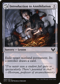 Introduction to Annihilation (STX-003) - Strixhaven: School of Mages: (lesson) Foil