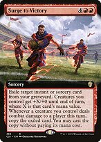 Surge to Victory (Extended Art) (C21-385) - Commander 2021: (Extended Art)
