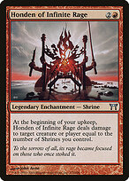 Honden of Infinite Rage (CHK-172) - Champions of Kamigawa