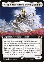 Myojin of Blooming Dawn (Extended Art) (NEC-042) - Neon Dynasty Commander: (Extended Art)