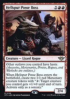Hellspur Posse Boss (PRE-128) - Outlaws of Thunder Junction Promos Foil