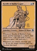 Krydle of Baldur's Gate (Showcase) (AFR-343) - Adventures in the Forgotten Realms: (Showcase)