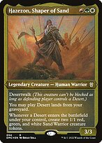 Hazezon, Shaper of Sand (Foil Etched) (DMC-054) - Dominaria United Commander Foil