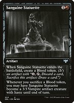 Sanguine Statuette (DBL-444) - Innistrad: Double Feature Foil