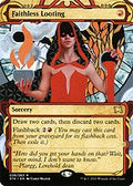 Faithless Looting (STA-038) - Strixhaven Mystical Archive: (Showcase) (Borderless) Foil