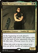 Belbe, Corrupted Observer (CMR-270) - Commander Legends Foil