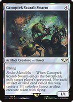 Canoptek Scarab Swarm (Surge Foil) (40K-150) - Warhammer 40,000 Commander Foil