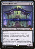 Blade of the Oni (NEO-089) - Kamigawa: Neon Dynasty Foil
