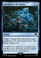 Dreadful as the Storm (LTR-048) - The Lord of the Rings: Tales of Middle-earth Foil