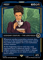 Missy (Showcase) (Surge Foil) (WHO-1137) - Doctor Who: (Showcase) (Borderless) Foil