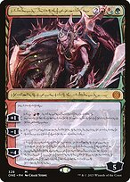 Lukka, Bound to Ruin (Phyrexian) (ONE-328) - Phyrexia: All Will Be One: (Showcase) Foil