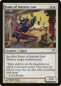 Kami of Ancient Law (CHK-021) - Champions of Kamigawa