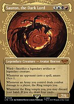 Sauron, the Dark Lord (Showcase) (LTR-329) - The Lord of the Rings: Tales of Middle-earth: (Showcase) (Borderless)