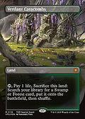 Verdant Catacombs (Borderless) (Dragonscale Foil) (SPG-118) - Special Guests Foil