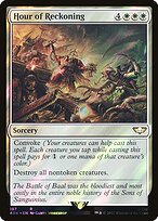 Hour of Reckoning (Surge Foil) (40K-187) - Warhammer 40,000 Commander Foil