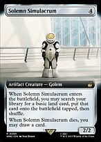 Solemn Simulacrum (Extended Art) (WHO-480) - Doctor Who: (Extended Art)
