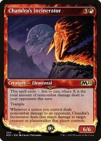 Chandra's Incinerator (Showcase) (M21-302) - Core Set 2021: (Showcase) Foil