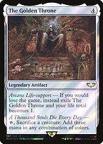 The Golden Throne (Surge Foil) (40K-157) - Warhammer 40,000 Commander Foil