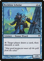 Reckless Scholar (ZEN-060) - Zendikar Foil