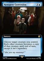 Nanogene Conversion (Extended Art) (WHO-364) - Doctor Who: (Extended Art) Foil