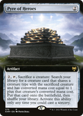 Pyre of Heroes (Extended Art) (KHM-370) - Kaldheim: (Extended Art) Foil