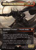 Witch-king, Sky Scourge (Borderless) (Surge Foil) (LTC-555) - Tales of Middle-earth Commander Foil