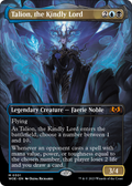 Talion, the Kindly Lord (Borderless) (WOE-301) - Wilds of Eldraine Foil