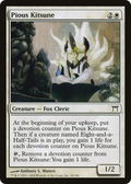 Pious Kitsune (CHK-038) - Champions of Kamigawa Foil