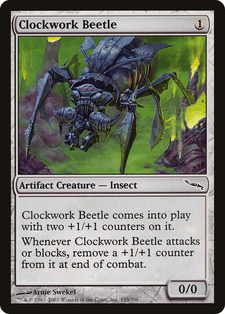 Clockwork Beetle (MRD-153) - Mirrodin