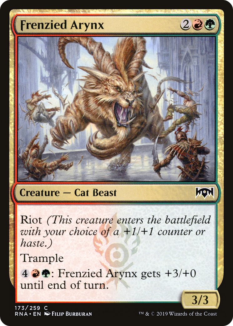 Frenzied Arynx (RNA-173) - Ravnica Allegiance