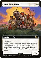 Loyal Warhound (Extended Art) (AFR-363) - Adventures in the Forgotten Realms: (Extended Art)