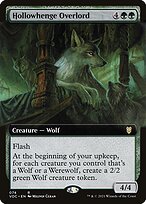 Hollowhenge Overlord (Extended Art) (VOC-074) - Crimson Vow Commander: (Extended Art)