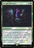 Death's Presence (Surge Foil) (40K-212) - Warhammer 40,000 Commander Foil
