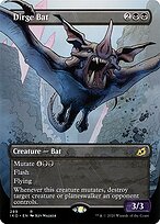 Dirge Bat (Showcase) (IKO-289) - Ikoria: Lair of Behemoths: (Showcase) (Borderless)