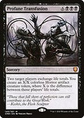 Profane Transfusion (CMR-145) - Commander Legends Foil