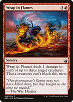 Wrap in Flames (BBD-188) - Battlebond Foil