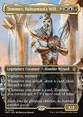 Temmet, Naktamun's Will (Borderless) (DRC-004) - Commander: Aetherdrift Foil