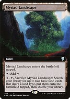 Myriad Landscape (Extended Art) (CMR-706) - Commander Legends: (Extended Art)