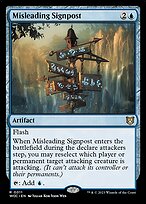 Misleading Signpost (WOC-011) - Wilds of Eldraine Commander