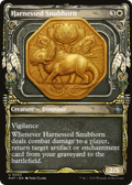 Harnessed Snubhorn (Showcase) (MAT-053) - March of the Machine: The Aftermath: (Showcase) Foil