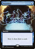 Preordain (Extended Art) (CMR-640) - Commander Legends: (Extended Art) Foil