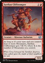 Sardian Cliffstomper (BRO-151) - The Brothers' War