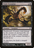Giant Scorpion (ZEN-090) - Zendikar Foil