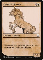 Celestial Unicorn (Showcase) (AFR-301) - Adventures in the Forgotten Realms: (Showcase) Foil