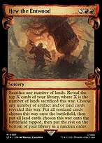 Hew the Entwood (Showcase Scrolls) (LTR-587) - The Lord of the Rings: Tales of Middle-earth: (Showcase) Foil