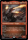 Drakuseth, Maw of Flames (CMM-535) - Commander Masters Etched Foil