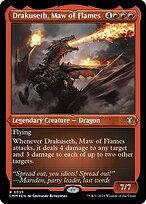 Drakuseth, Maw of Flames (CMM-535) - Commander Masters Etched Foil