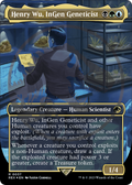 Henry Wu, InGen Geneticist (Borderless) (Emblem) (REX-037) - Jurassic World Collection Foil