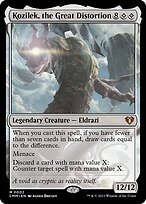 Kozilek, the Great Distortion (CMM-002) - Commander Masters